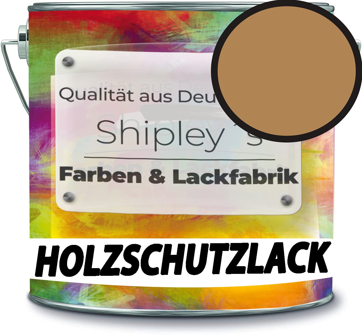 Vernis de protection pour bois extérieur marron beige RAL 101iresistant intempéries