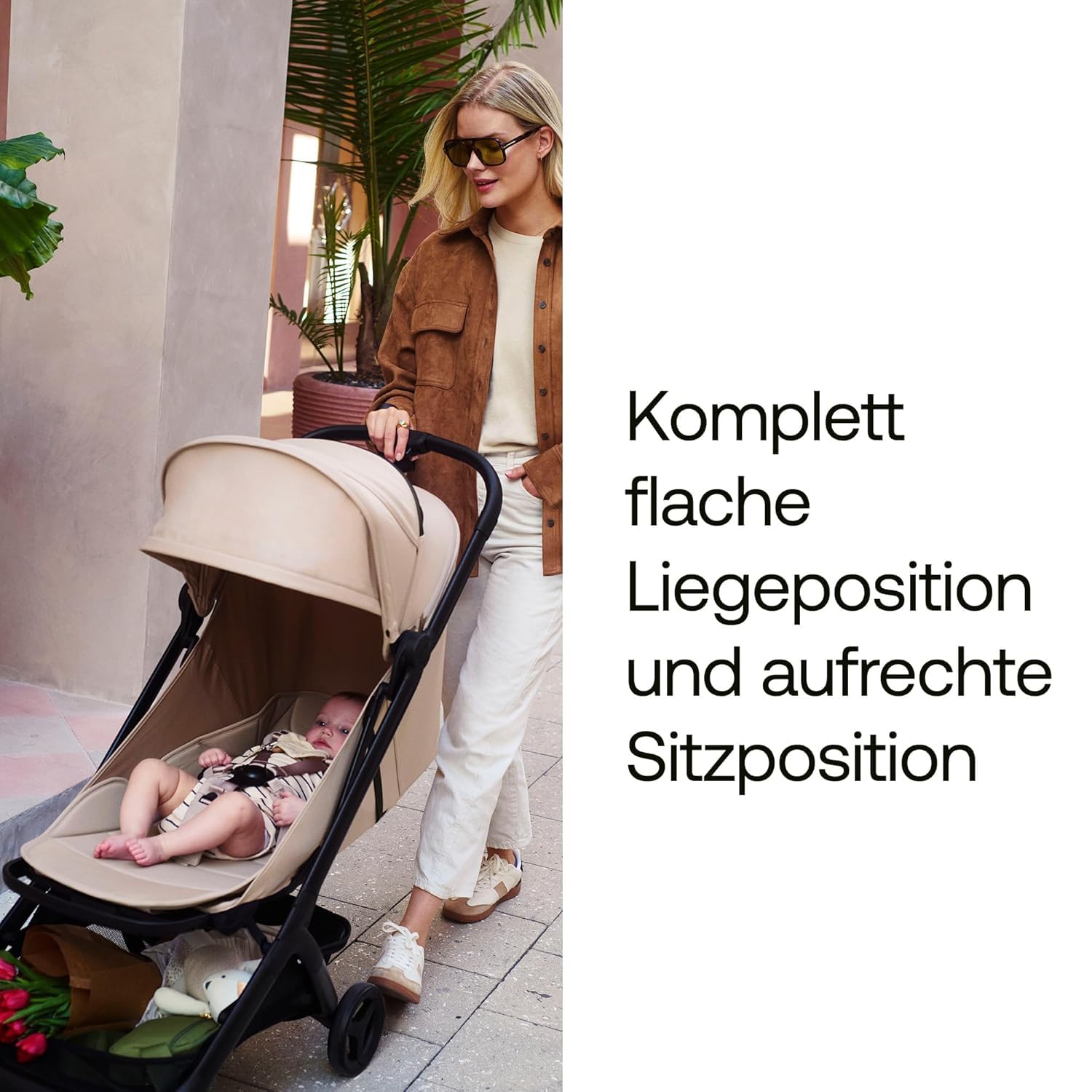Bugaboo Butterfly 2 Reisebuggy Set – leichter, faltbarer Kinderwagen mit Sicherheitsbügel & Regenabdeckung – Handgepäckgröße, mit Liegefunktion – ab 6 Monaten bis 4 Jahre – Heritage Black
