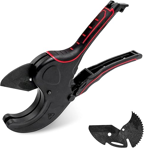 AGOOBO Cortador de tubería de PVC, hasta 2-12 pulgadas, cortador de tubos de PVC con trinquete SK5, cortador de tubo para mangueras de plástico PPR disponible en Yaxa Venezuela