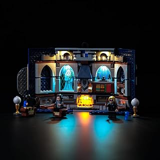 BrickBling Led Licht Set für Lego 76411 Ravenclaw House Banner (Kein Lego), Dekorationsbeleuchtungsset für Lego Harry Potter Hausbanner Ravenclaw Kreative Spielzeug
