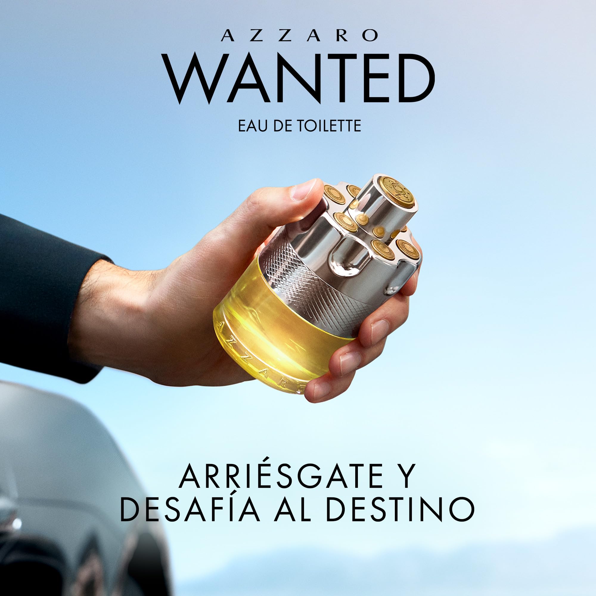 Azzaro Wanted, Agua de Colonia en Vaporizador Spray para Hombre, Fragancia Cítrica-Amaderada