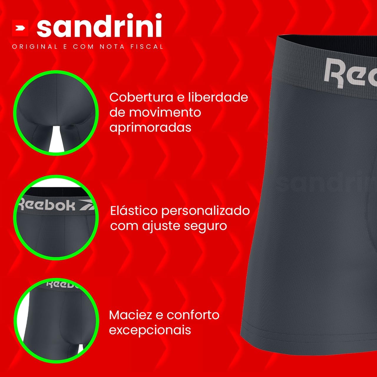 Kit 12 Cuecas Boxer Reebok Masculinas Microfibra Adulto Box Sem Costura em promoção! Veja a oferta e mais achadinhos de Moda íntima 7 Hoje é o melhor dia para comprar Kit 12 Cuecas Boxer Reebok Masculinas Microfibra Adulto Box Sem Costura com aquele preço maroto! Promoção! Aproveite a oferta! 7