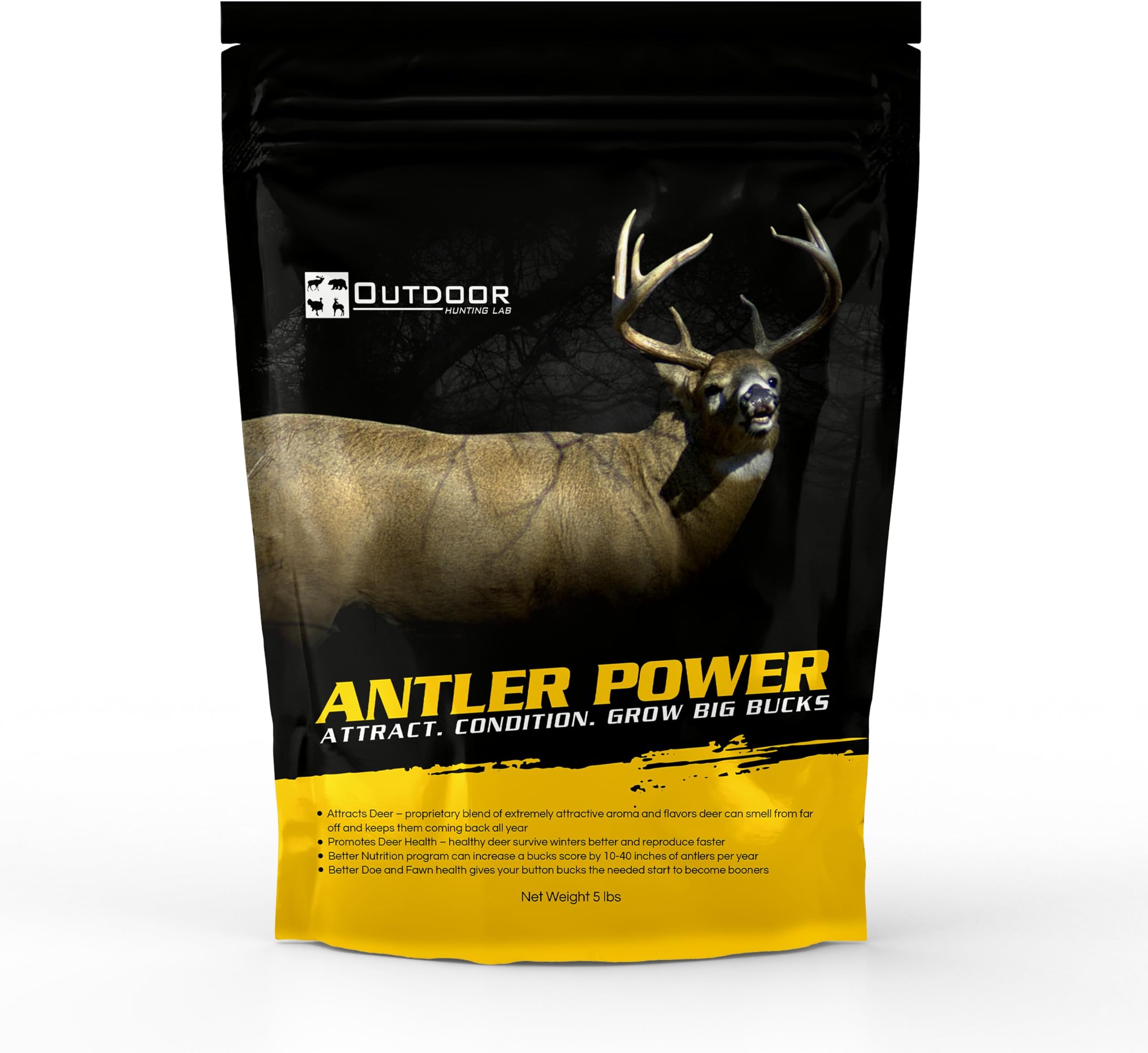 Antler Power Deer Mineral Powder – Chelated Vitamins & Minerals for Antler Growth & Buck Attraction