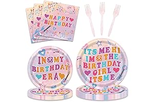 Taylor Swift Birthday Plates and Napkins: Elevate Your Birthday Bash with Enchanting Party Supplies