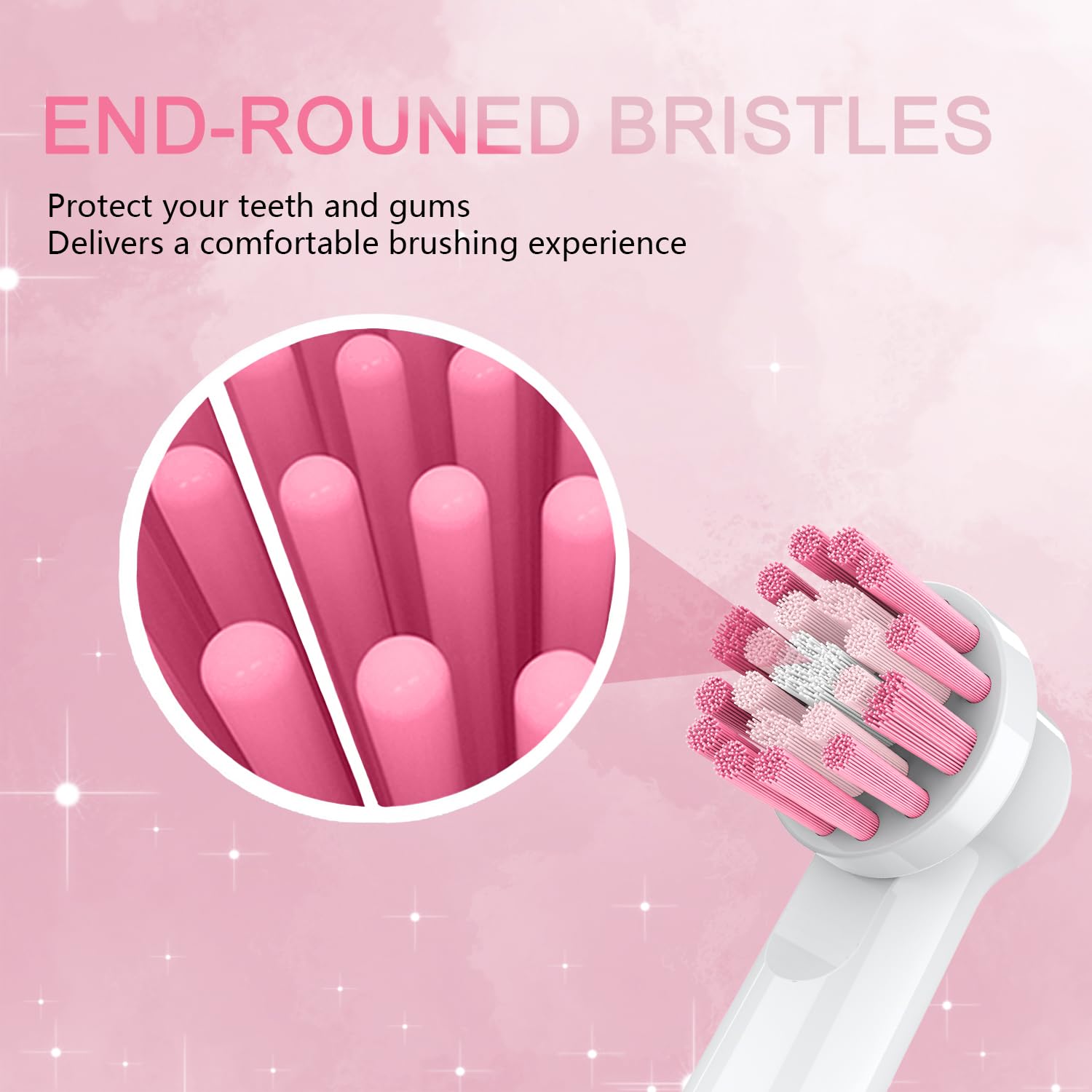 Cabezales de cepillo de dientes de repuesto empaquetados individualmente para Oral B Braun, cabezales de cepillo de dientes eléctricos profesionales compatibles con Oral B Pro 1000/3000/5000