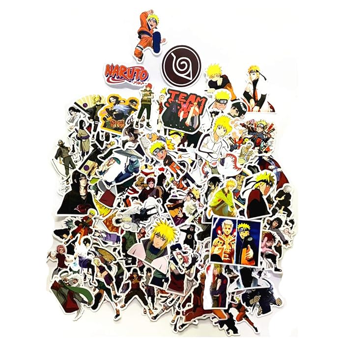 Buy 150PCS Naruto Anime Stickers,Waterproof Naruto Stickers for Laptop Skateboard Pad Bicycle