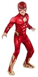 Rubie's Boy's DC: The Flash Movie Deluxe Costume Jumpsuit and Mask