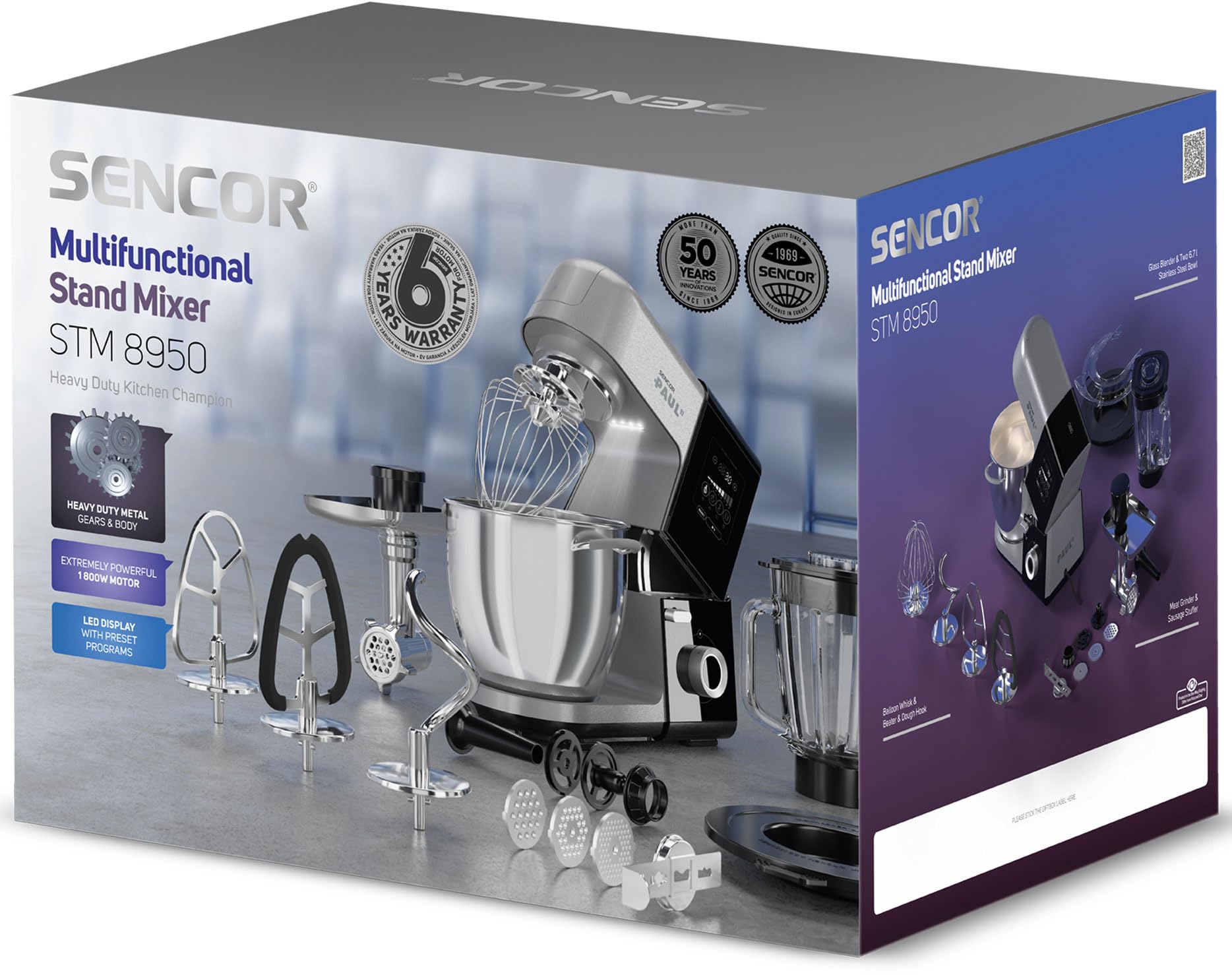 Robot de repostería multifunción STM 8950 Sencor
