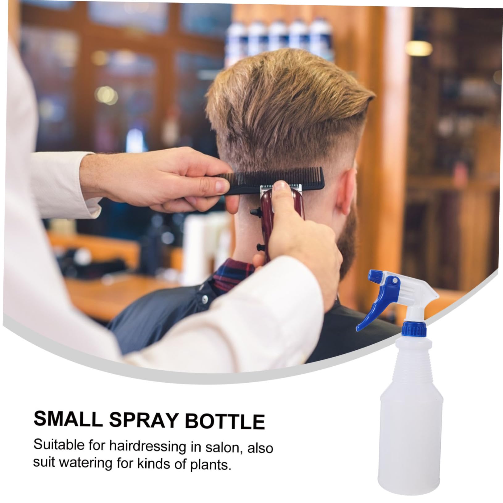 Baluue Bottigliette Spray in Plastica Pe 8 Pezzi da 750ml, Spray Ricaricabile per Parrucchieri, Facile da Usare e Risparmio di Lavoro, per Annaffiare Piante e Saloni di Colore Casuale