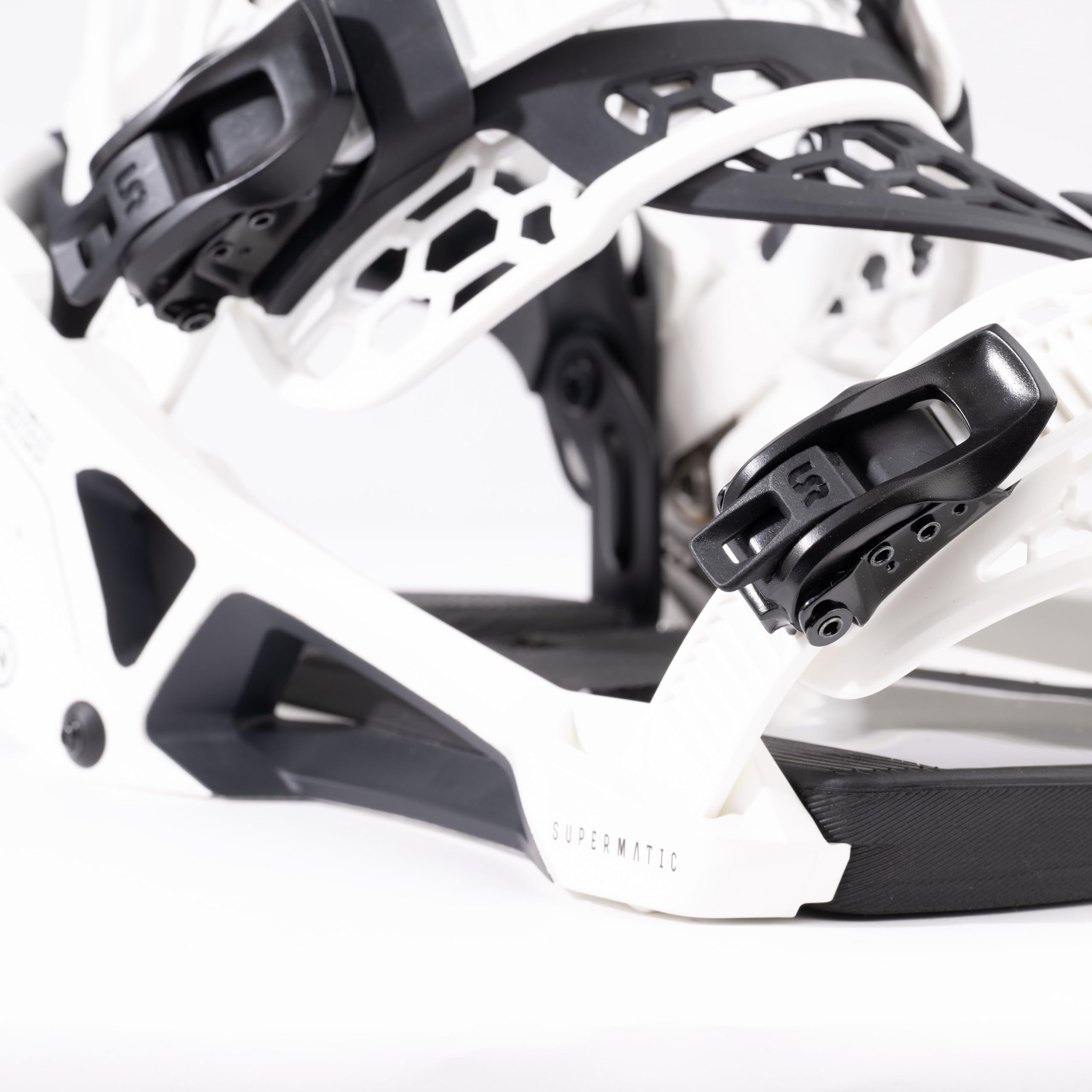 Nidecker Supermatic Snowboard - Attacco automatico universale a doppia entrata - Confortevole e affidabile come un classico attacco a due cinghie