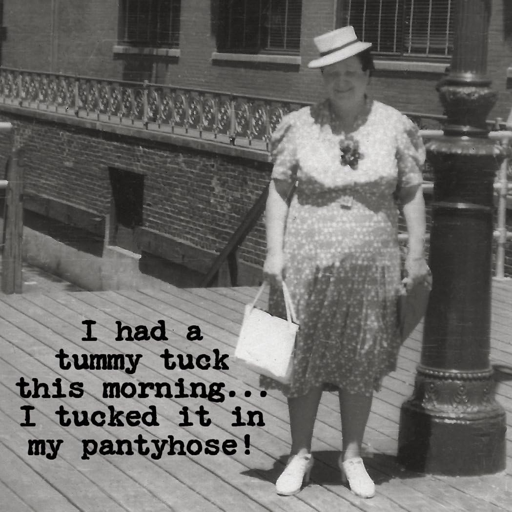 Trash Talk by Annie Tummy Tuck Magnet