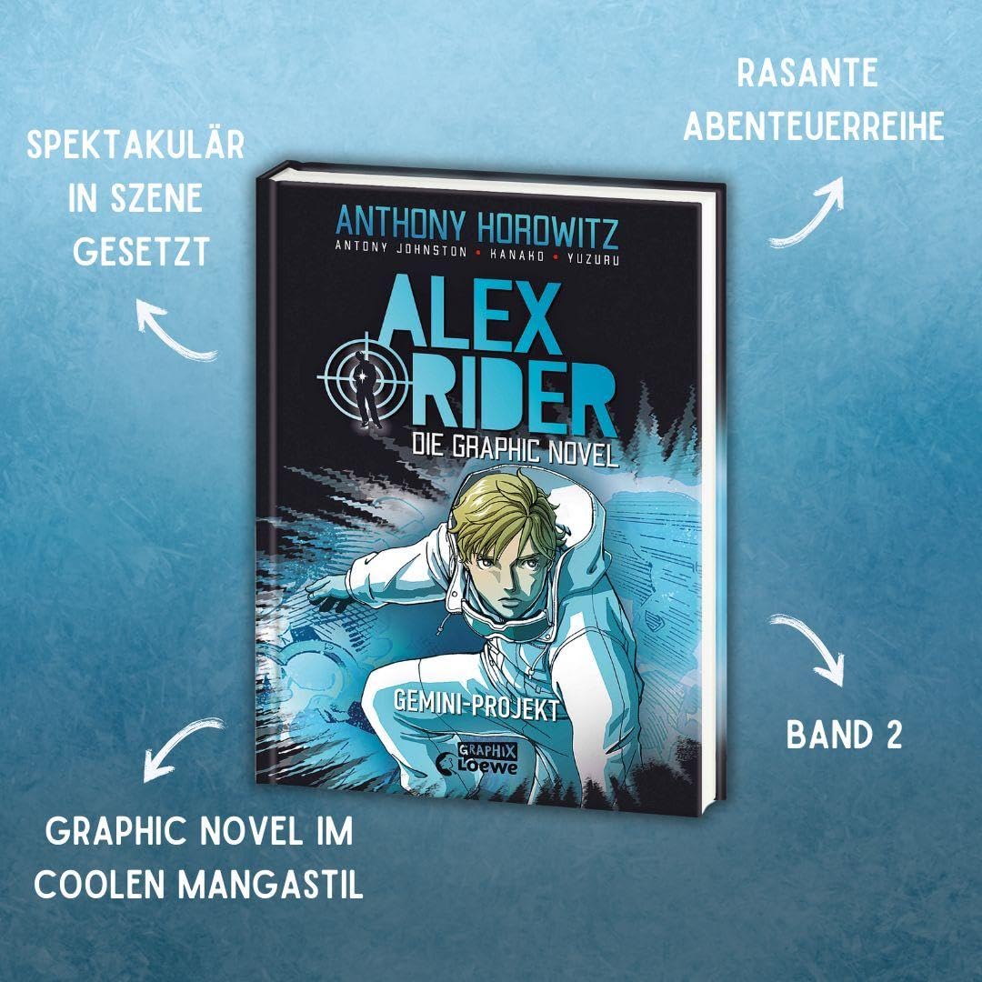 Alex Rider (Band 2) - Gemini-Projekt: Der Geheimagenten-Klassiker geht in die zweite Runde! - Die rasante Graphic Novel im Mangastil ab 12 Jahren