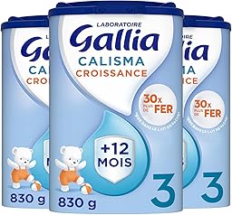 Laboratoire Gallia Calisma Croissance 830g X3