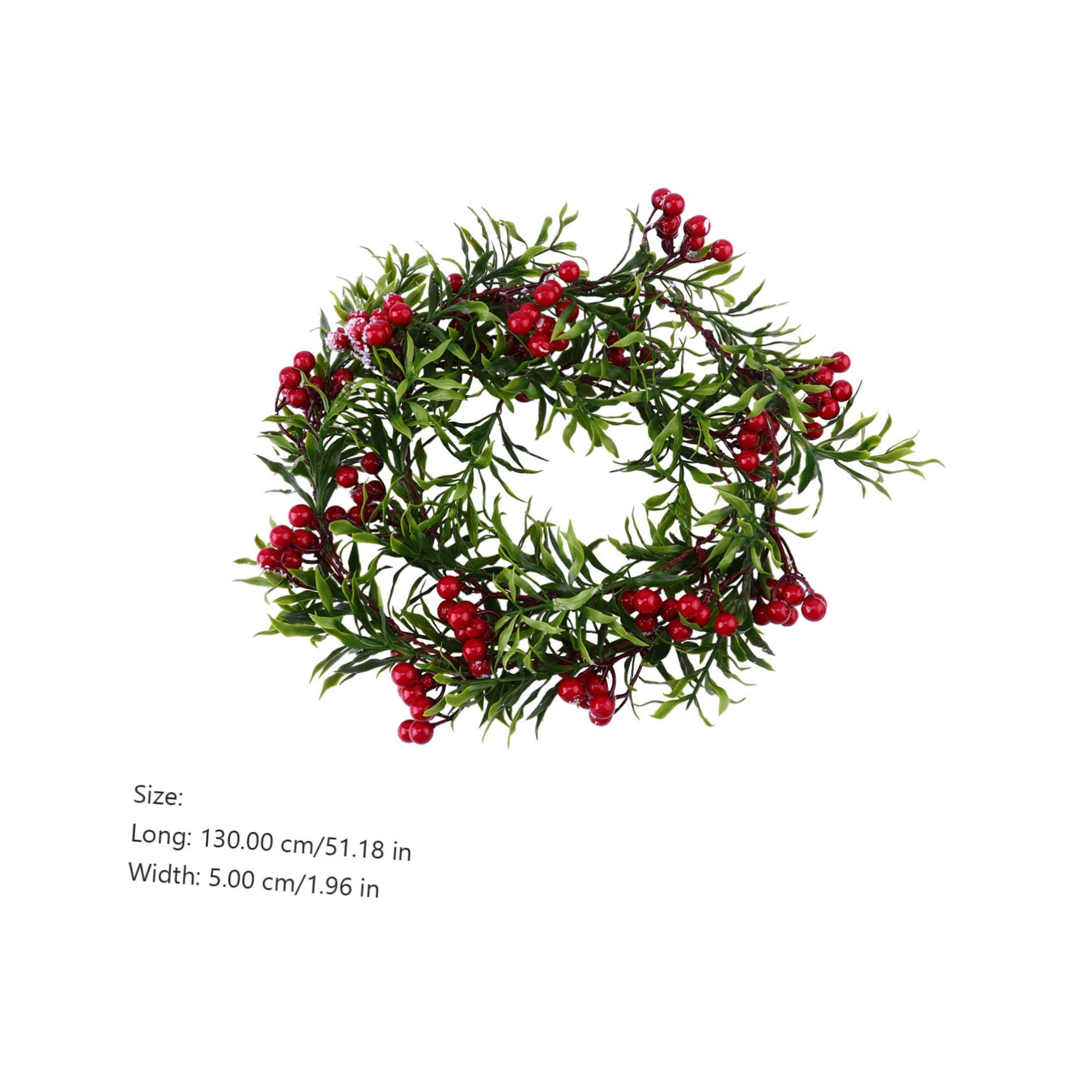 TOPBATHY 3 Piezas bastón de Navidad decoración de botín de Mimbre de Navidad Guirnalda de otoño Decoraciones navideñas Artificial Plants Mimbre Decorativo ratán de Falsas PVC