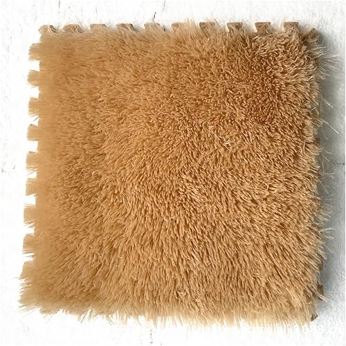 Miniatura 9 de Alfombras de espuma suave entrelazadas, alfombras de juego de rompecabezas, alfombra de felpa de 1.2 pulgadas de largo para alfombra de juegos, sala