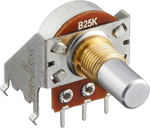 Fender Potenciómetro de estilo Snap-In de 25K B (lineal)