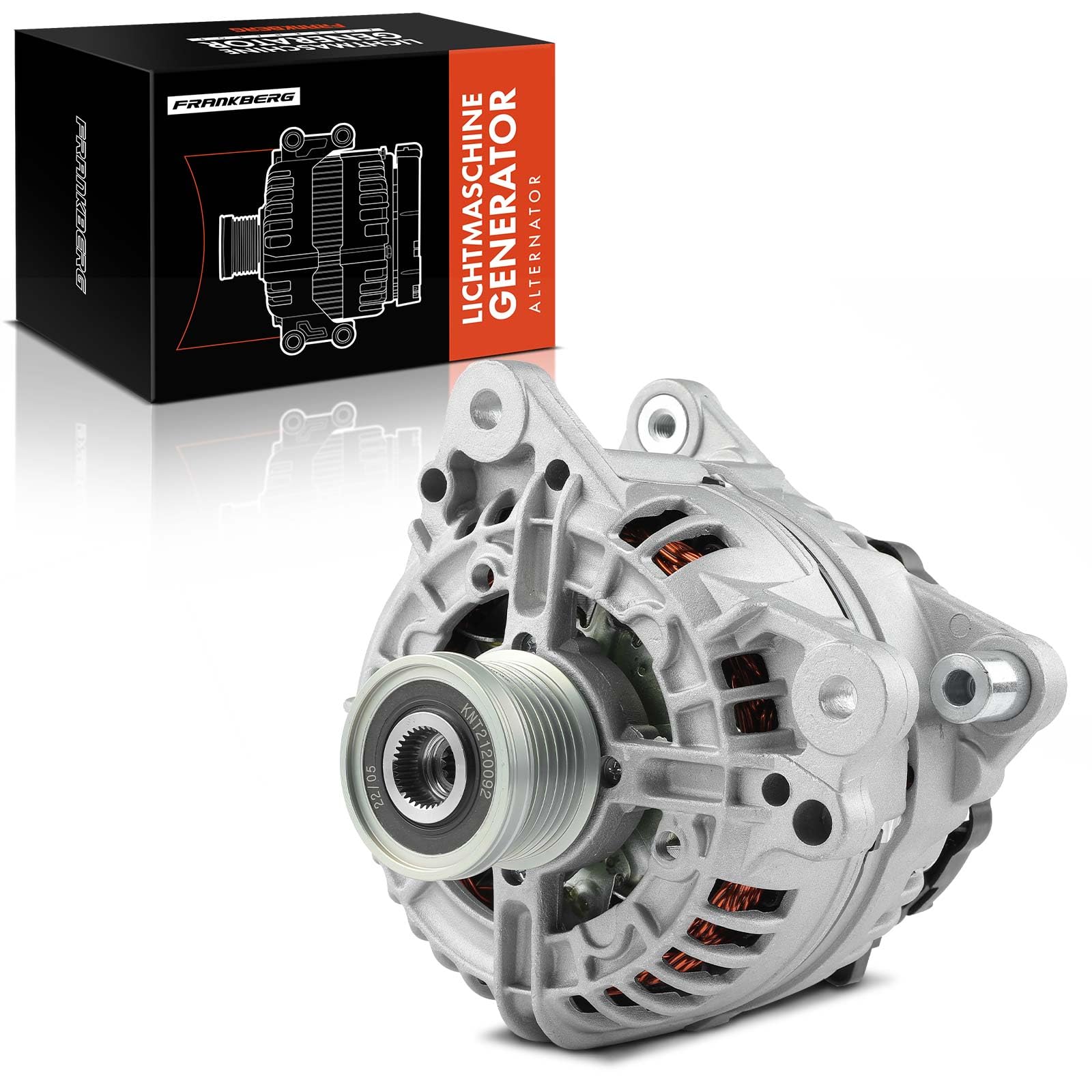 Frankberg Alternador Alternador con Polea de Rueda Libre Gasolina