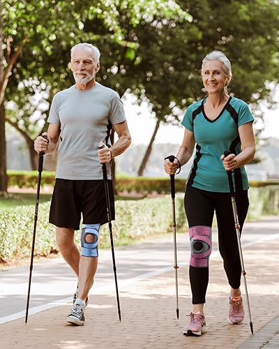 Miniatura 6 de ABYON Rodillera para mujeres y hombres, desgarro de menisco, ligamento cruzado anterior, artritis, soporte de rodilla de talla grande con