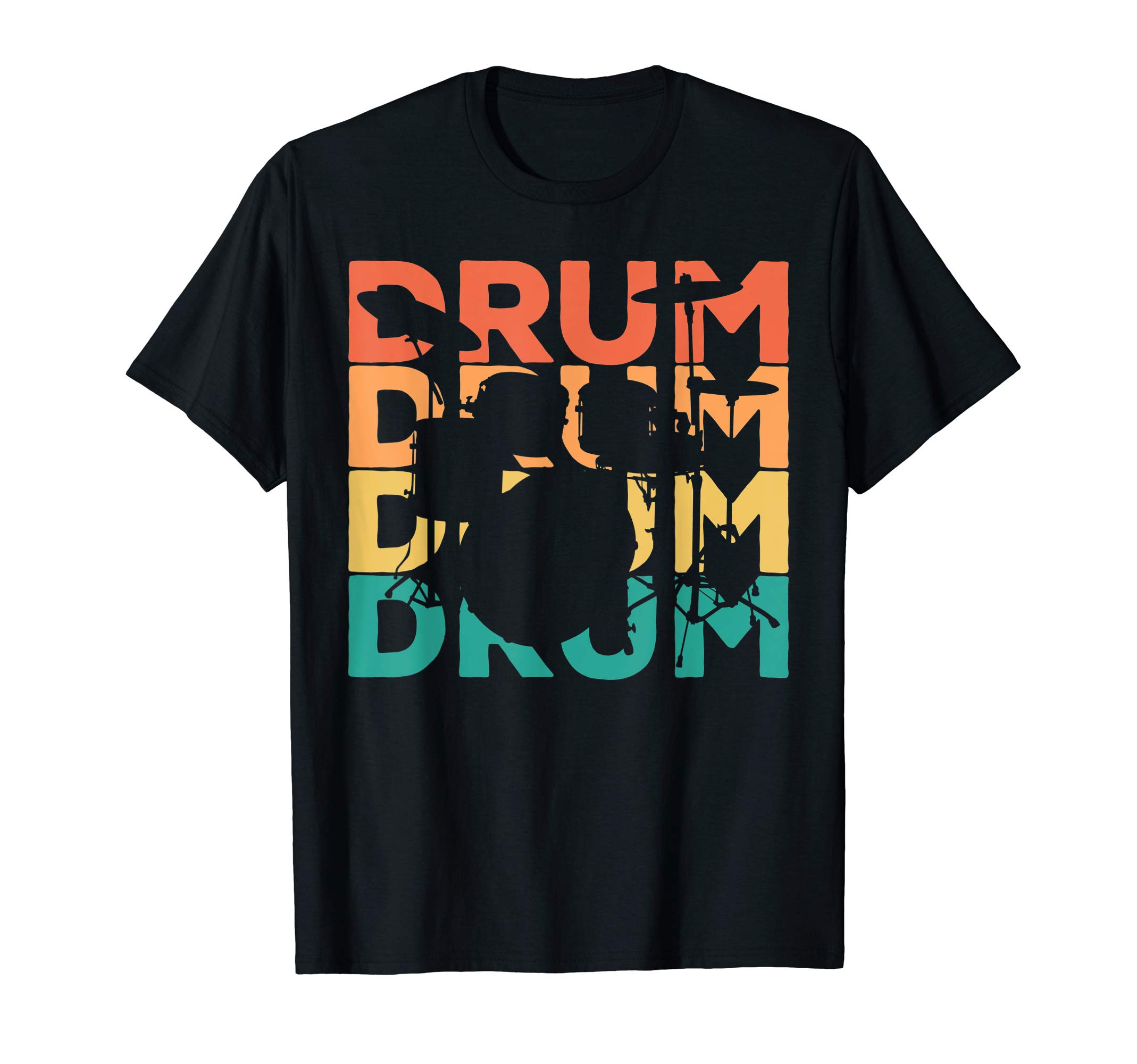 Retro Vintage Drums Gift for Drummers & Drummers T-Shirt