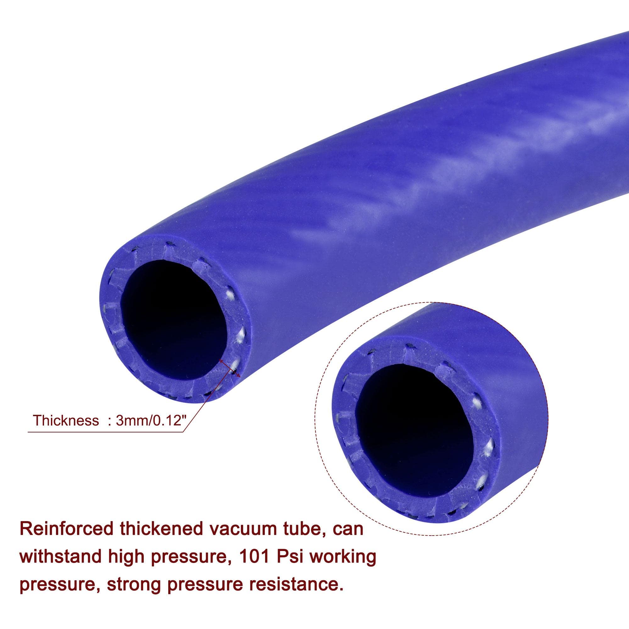 Tubo Silicone Per Riscaldatore/acqua, Sourcing Map, Diametro Interno 8 Mm, Esterno 14 Mm, Lunghezza 1 M, Pressione 101 Psi, Temperatura Da -58°F A 392°F, Rinforzato.