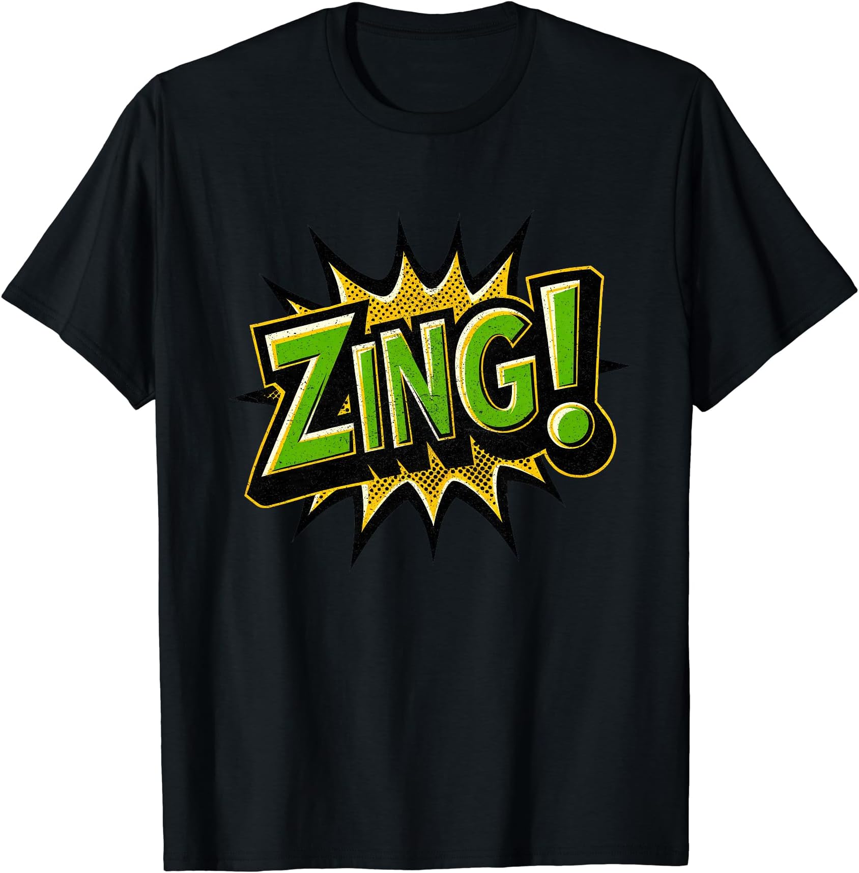 ZING! Comic Book Retro Artwork – Funny Comic Collector T-Shirt