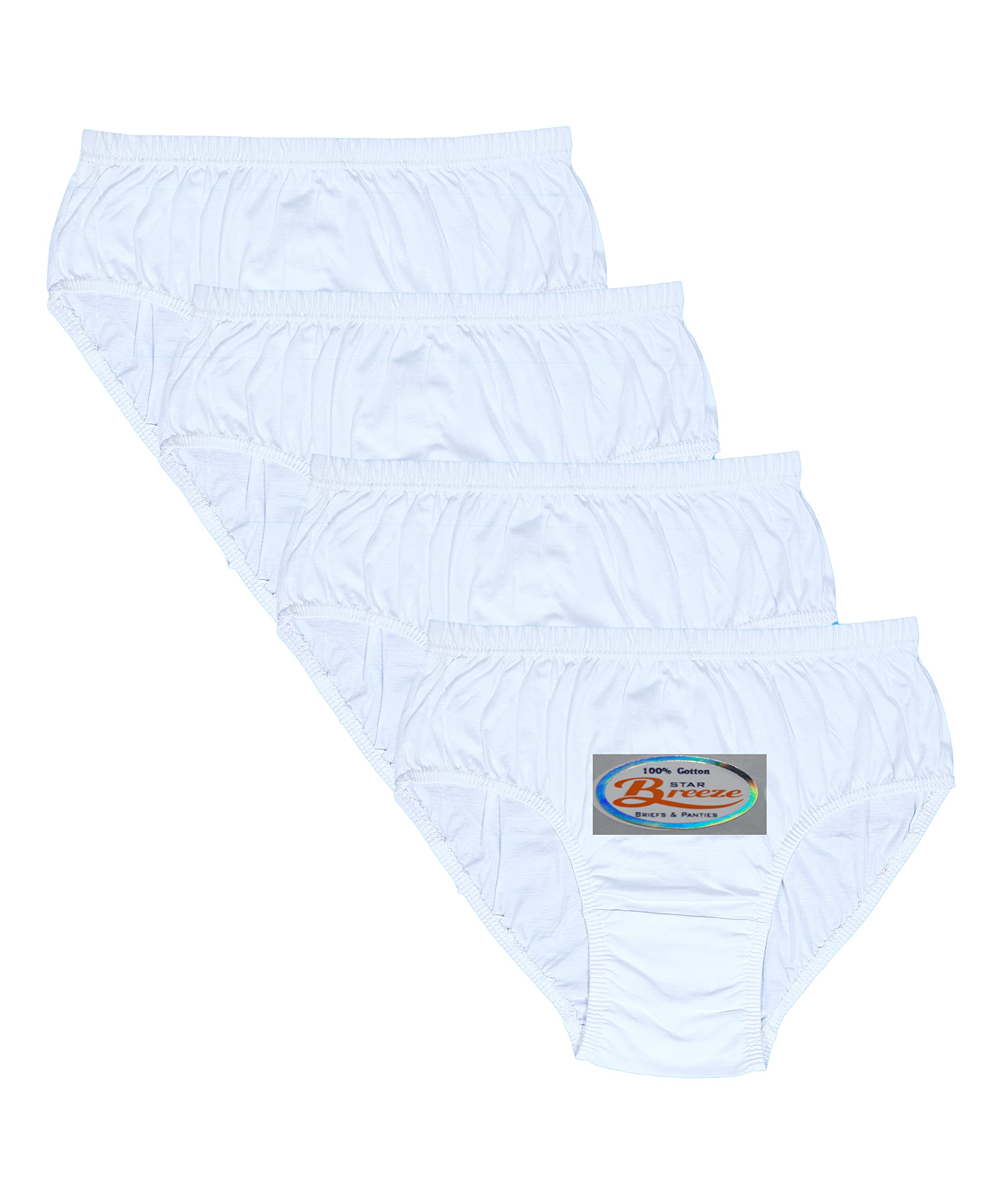 Star BreezeWomen White Hipster Soft Cotton Panty