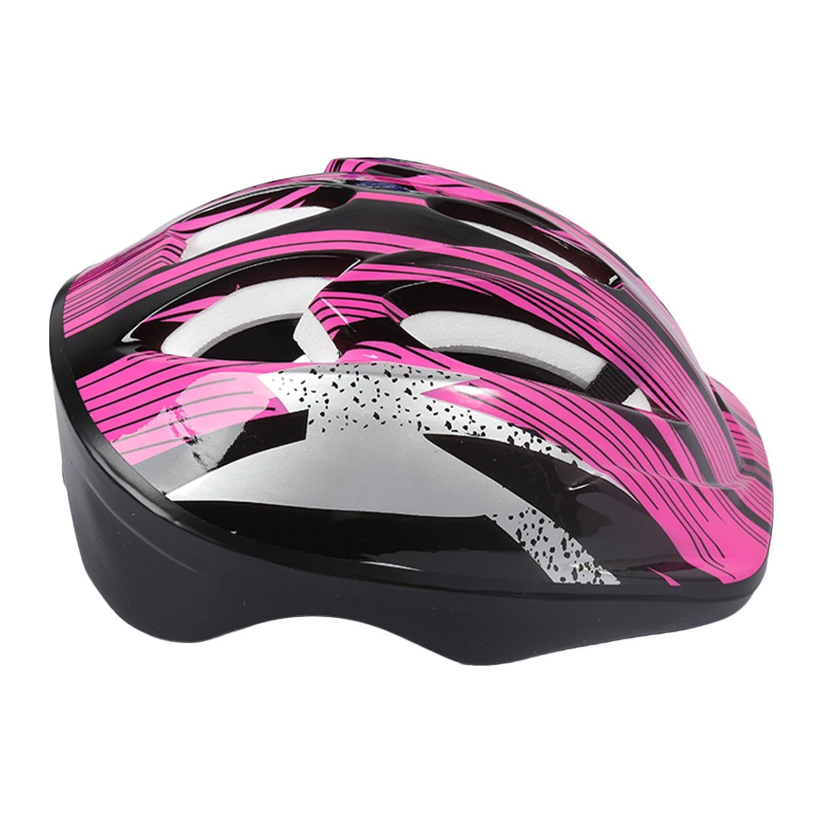 Kids Bi-ke Helmet Kids Safety Helmet Childrens Helmets Cycle Skateboard Scooter Helmet Lightweight For 3-8 Year Old Adjustable Head Circumference 53-55cm