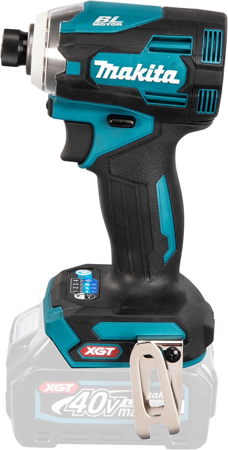 Makita TD001GZ Impact Driver 40 VmaxTD001 Blue Torque 220 Nm Battery Sold Separately