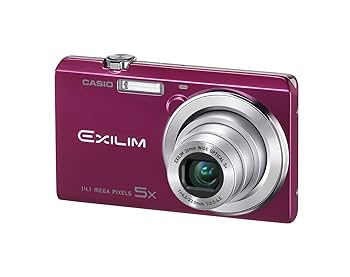 Amazon | CASIO デジタルカメラ EXILIM 1410万画素 5倍 レッド