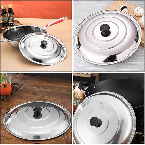 Miniatura 2 de Cabilock Tapa de olla de acero inoxidable, tapa de sartén múltiple, tapa de sartén, tapa de acero inoxidable, tapa de sartén de acero inoxidable,