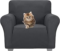 Vista 66 de JIVINER Fundas de sofá de alta elasticidad para sofás de 3 cojines, funda elástica de jacquard de 1 pieza, funda de sofá antideslizante con parte