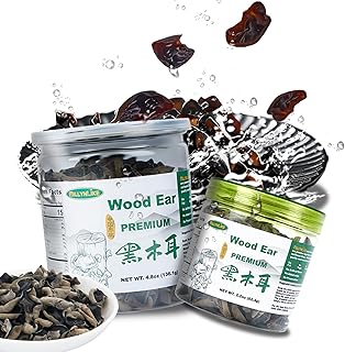 MillynLike 2.2oz Premium AAA Grade Dried Woodear Mushrooms (Black Fungus) 黑木耳 for Asian cooking - 100% Natural, NO Preservatives, Rich in Iron & Fiber