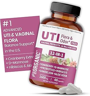 Women’s Advanced Intimate Care Probiotic | Vaginal Microflora & Daily Support for Urinary Tract, Yeast, Odor & pH Balance | Cranberry, D-Mannose & Hibiscus | Vegan, Non-GMO, 3rd-Party Tested, 60Caps