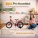 longrun Crafter 16T Kids Bicycle for 4-7 Years with Training Wheels gallery image