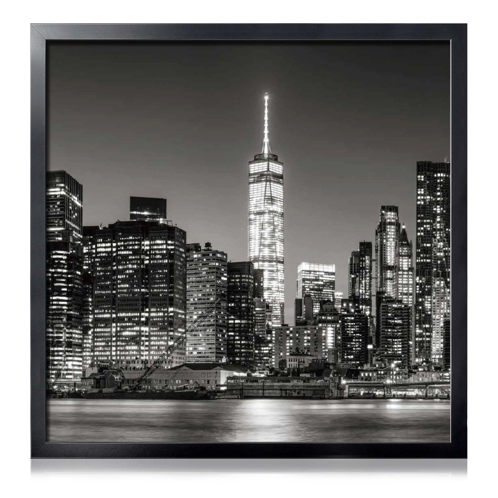 Photo 1 of Annecy 28x28 Picture Frame Black?1 Pack?, 28x28 Picture Frame for Wall Decoration, Classic Black Minimalist Style Suitable for Decorating Houses, Offices, Hotels