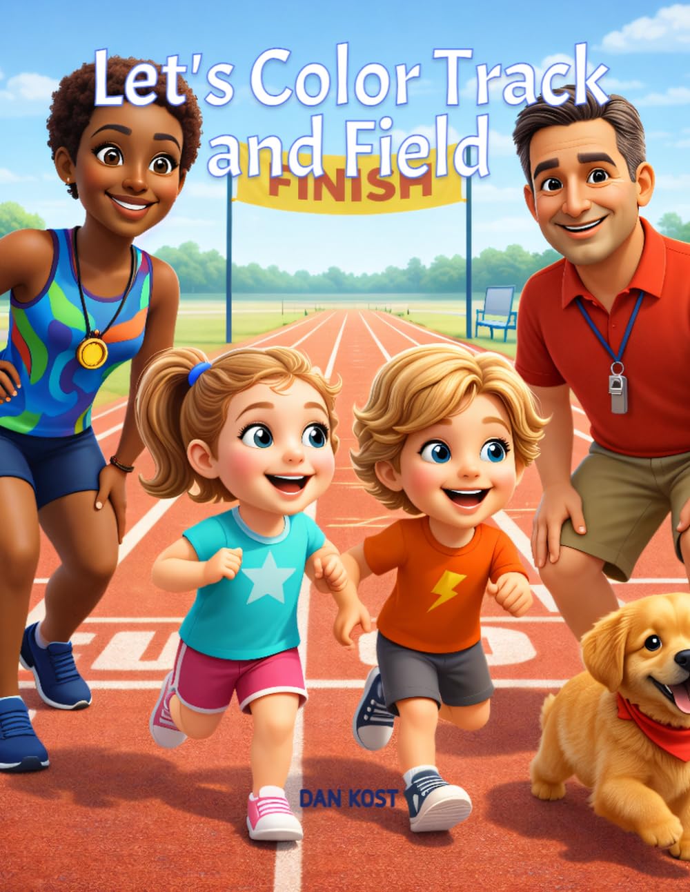 Let's Color Track and Field