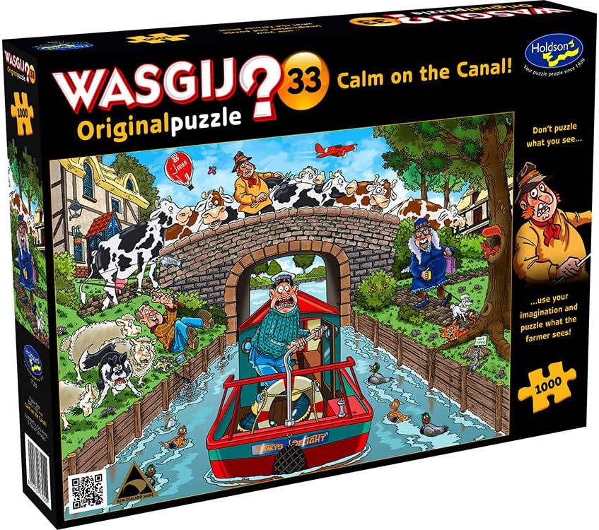 Puzzle Wasgij Original 35 : Bottes De Voiture - 1000 Pièces - Édition Capers - Idéal Pour Les Défis Visuels