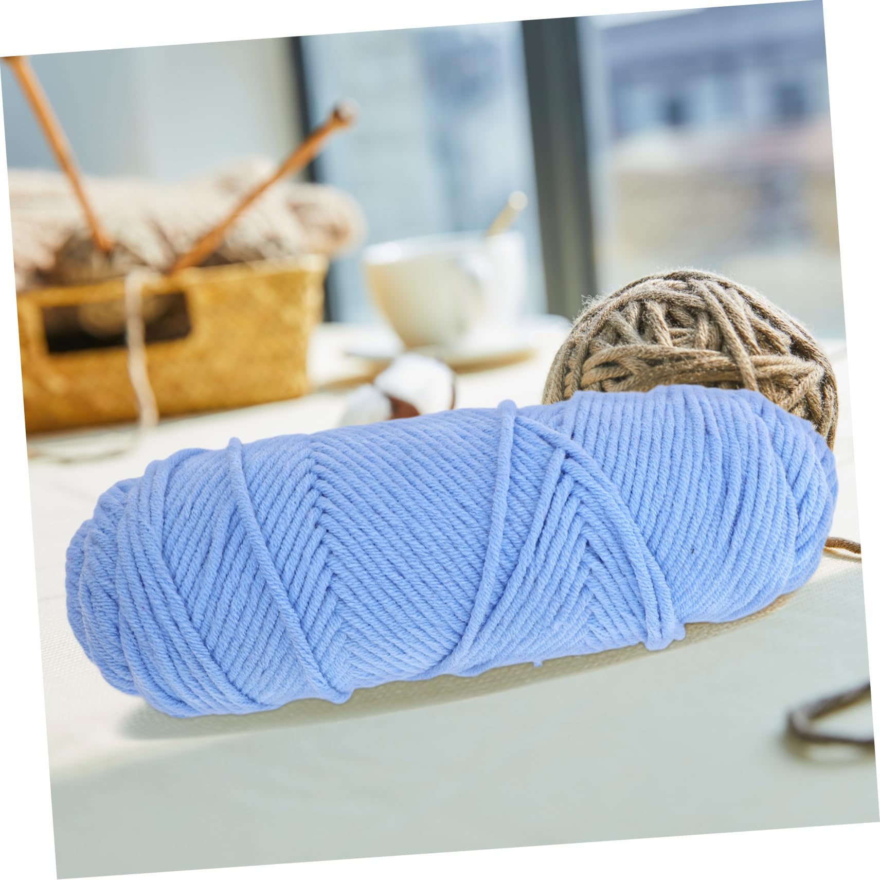 Yarn in Cotone 8ply, 7 Pezzi, per Fai e Uncinetto