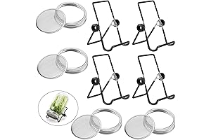 Sprouting Lids Growing Kit: Nurture Your Health with Mason Jar Magic