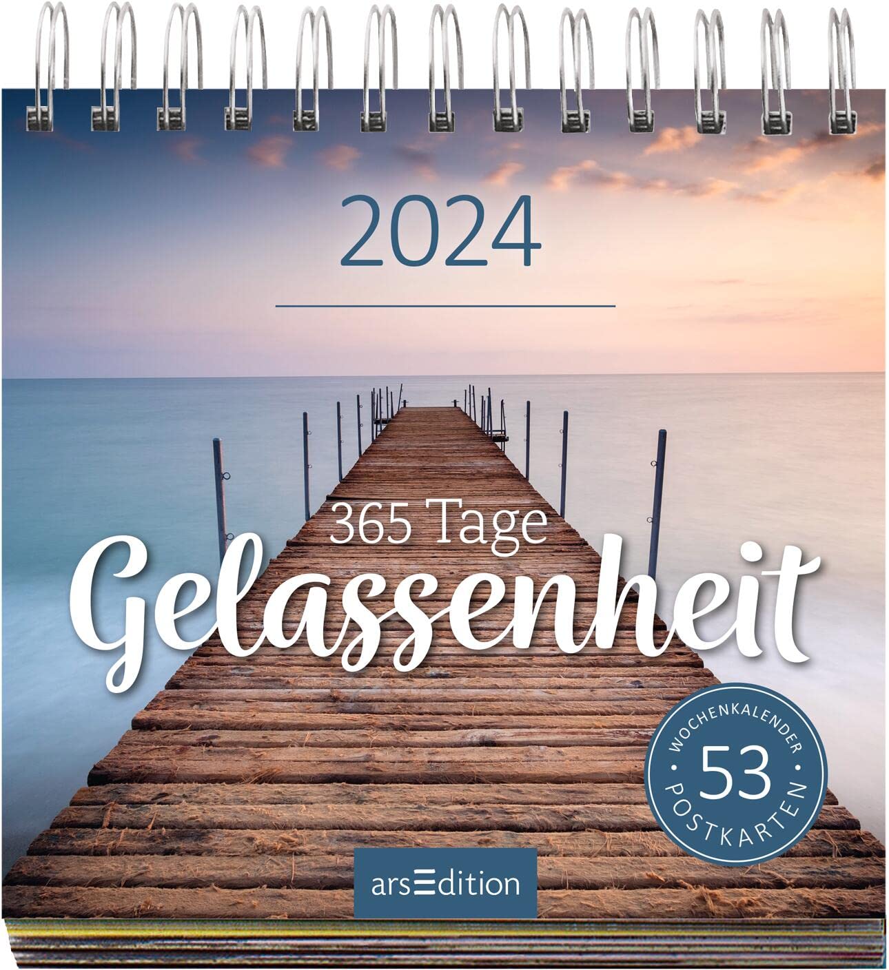 Display Postkartenkalender 2024: Mit 20 x 3 Ex. | Wochenkalender 2024, 53 Postkarten zum Abtrennen und Verschicken