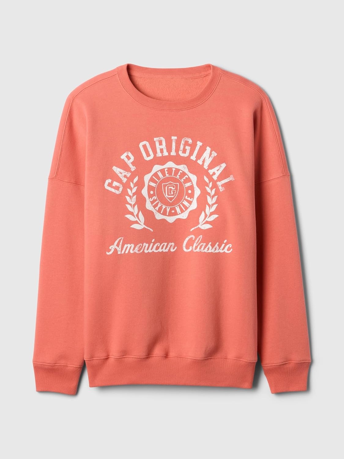 GAP womens V-logo Oversized Crew - Image 5