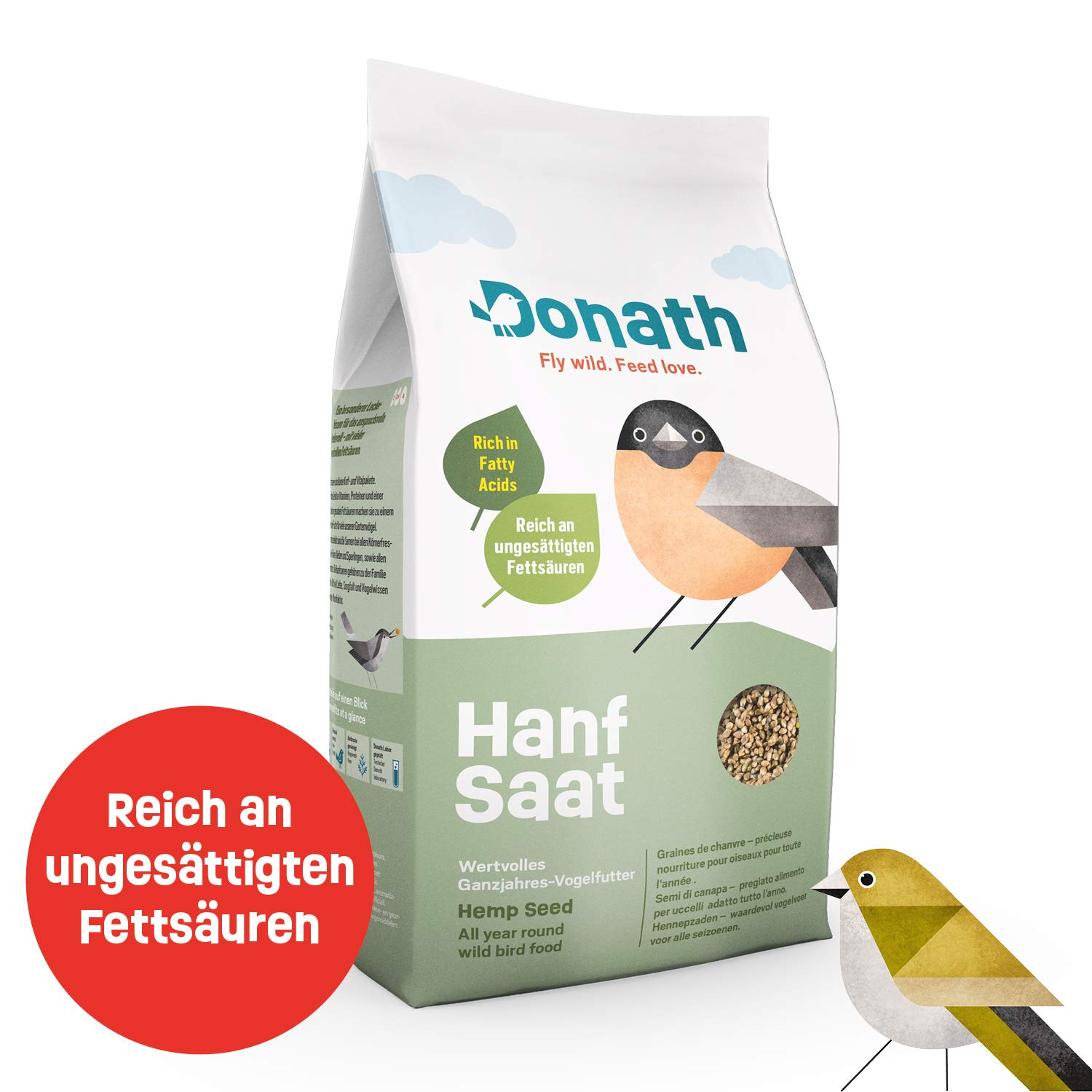 Donath Semi Di Canapa Donath Fly Wild Feed Love