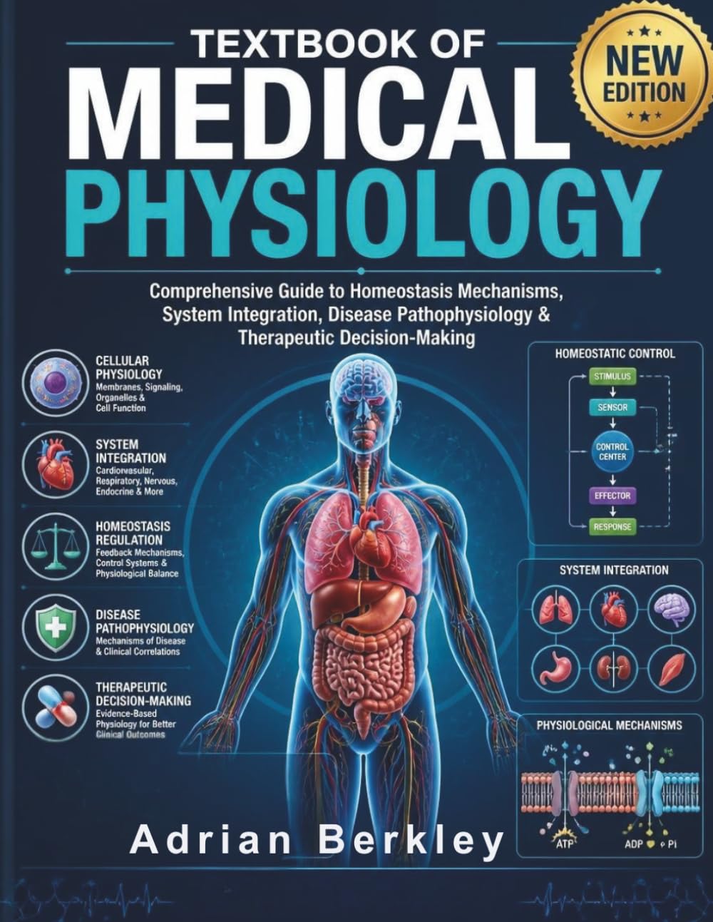 TEXTBOOK OF MEDICAL PHYSIOLOGY: Comprehensive Guide to Homeostasis Mechanisms, System Integration, Disease Pathophysiology & Therapeutic Decision-Making