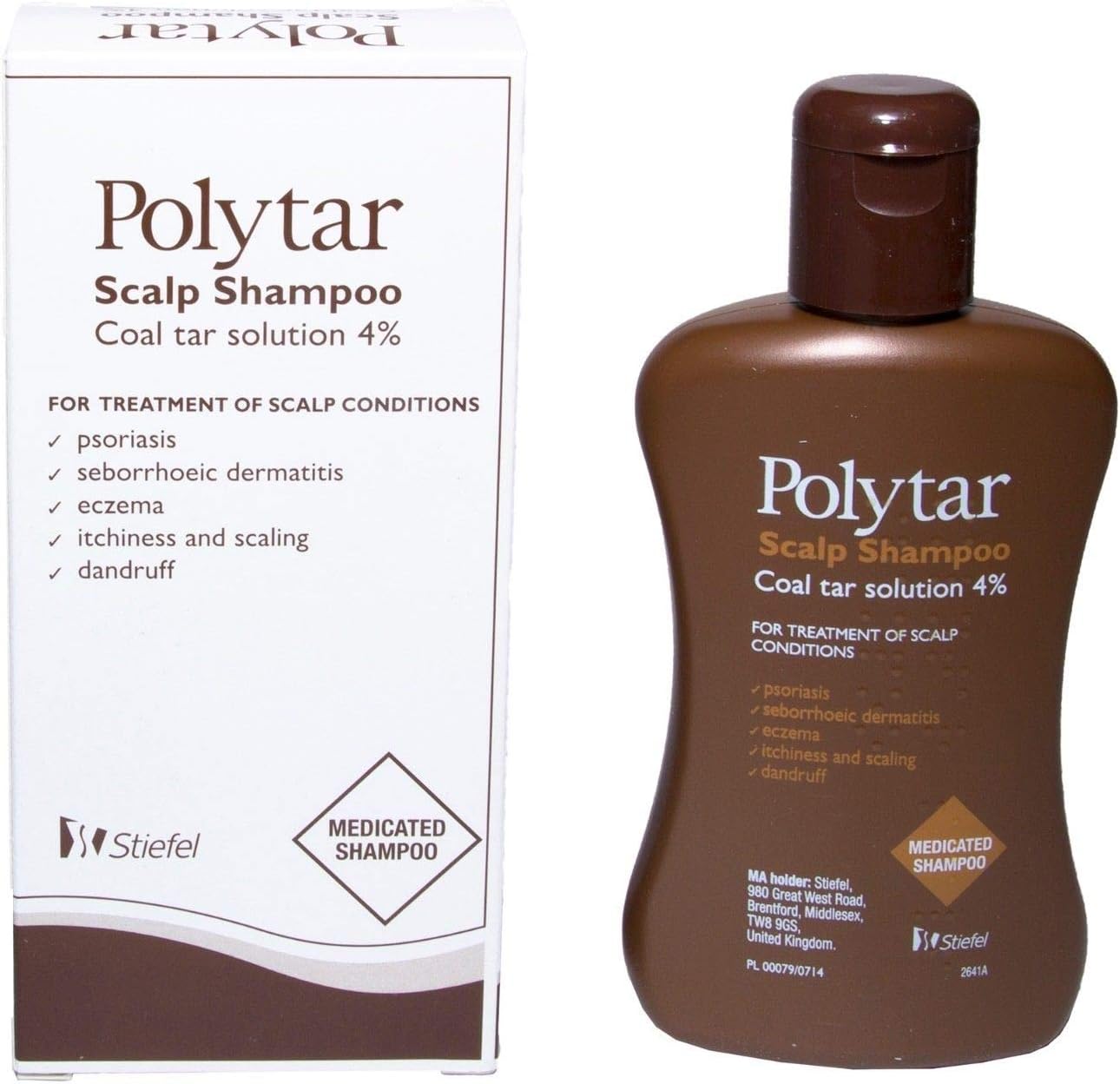 Polytar Scalp Shampoo 150 millilitres x 2