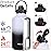 Water Bottle Insulated 32oz 40oz 64oz 128oz Straw Lid Spout Lid & 3 Lids, Leak Proof, Vacuum Insulated,Stainless Steel Water Bottle Wide Mouth for Sports, Gym or Office (64oz Day & Night, 64 oz)