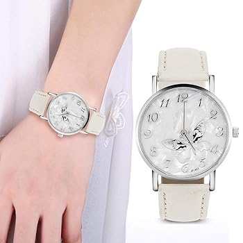 DAUERHAFT Montre Analogique Pour Femme, Montre U00e0 Quartz Pour