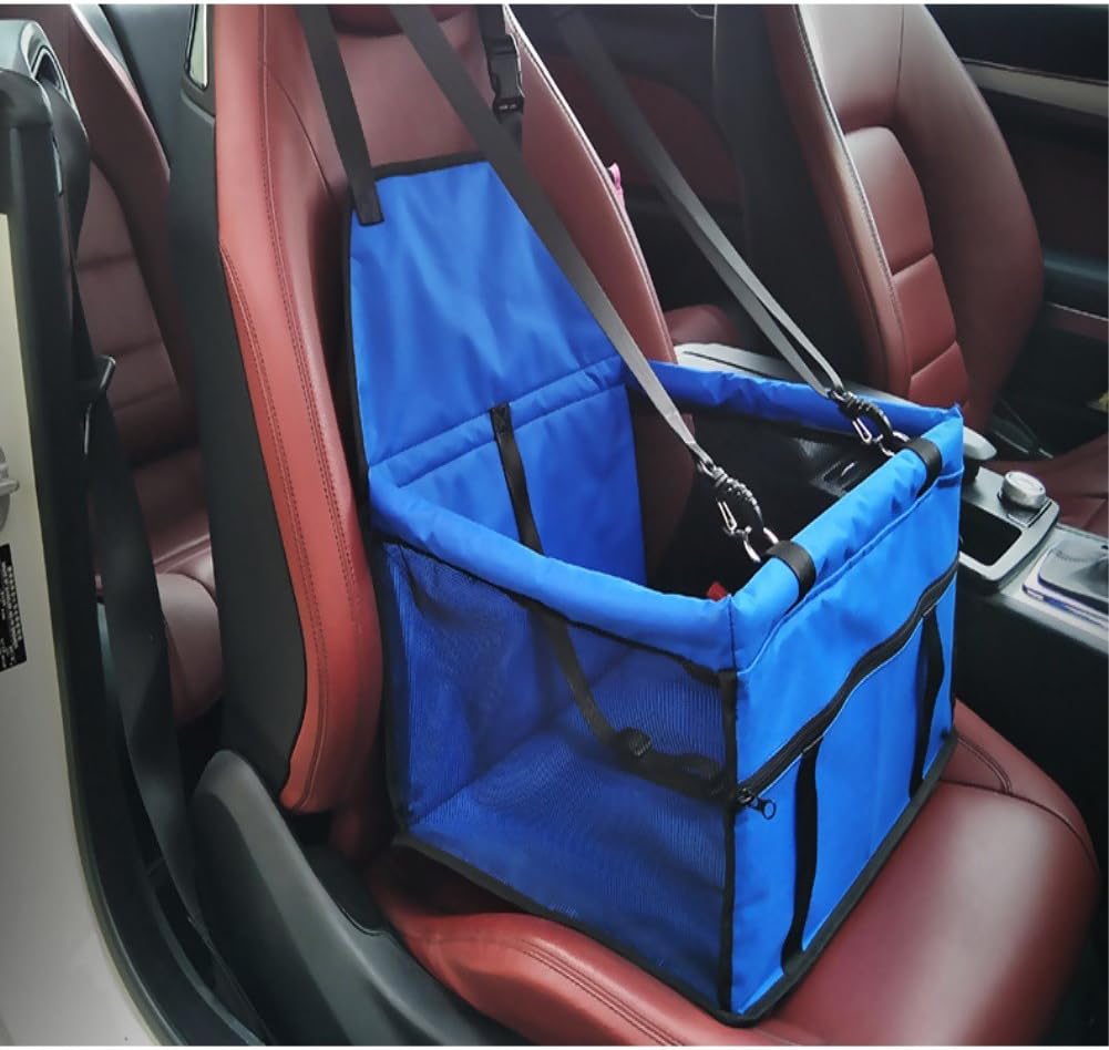 Deluxe Portable Pet Dog Car Booster Seat with ClipOn