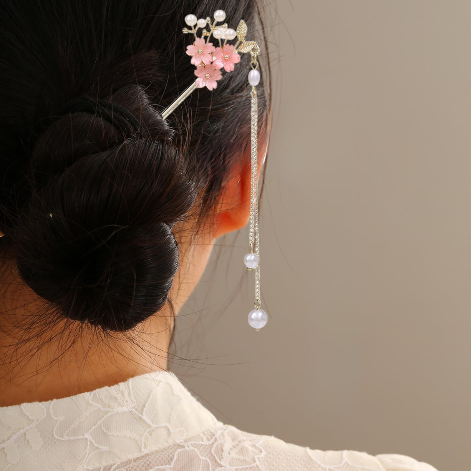 Amazon.co.jp: Kanzashi Stick, Hair Stick, Kanzashi, Cherry
