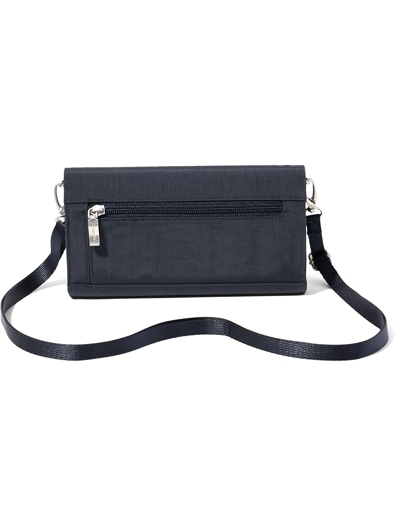 Navy Baggallini Coastal Flip Lock Rfid Phone Wallet Crossbody