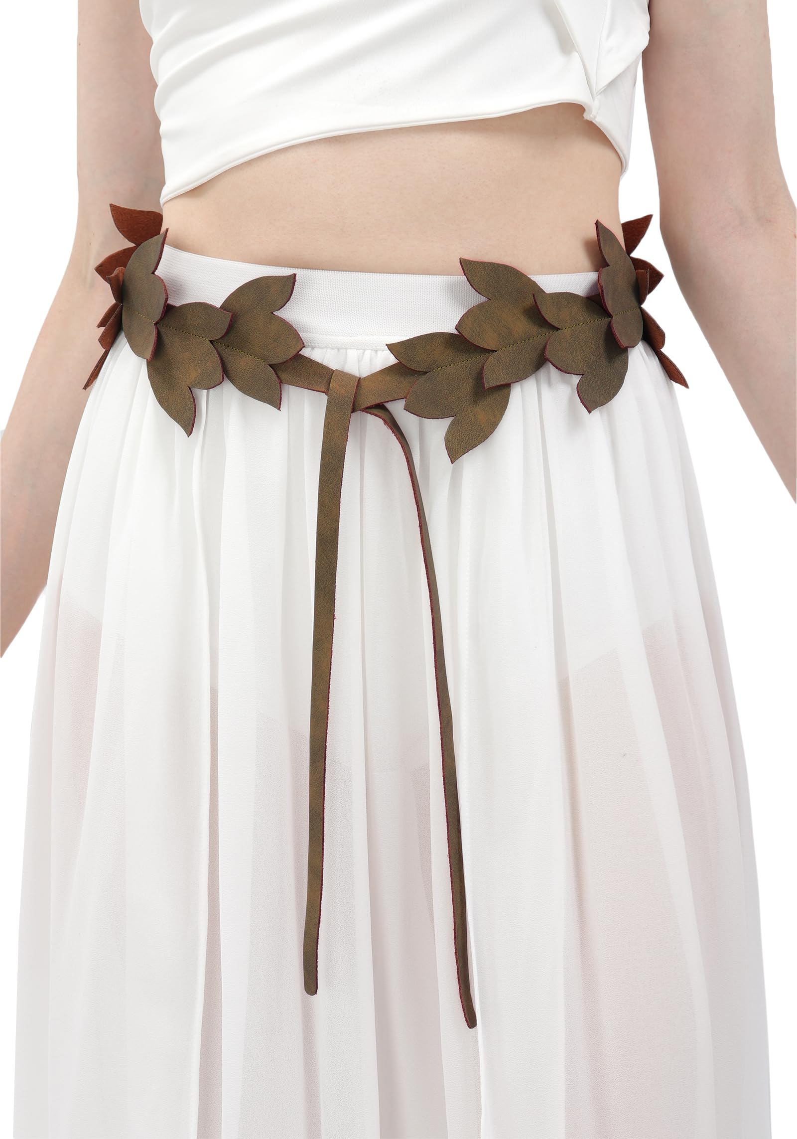 KUOIN Renaissance ELF Leaf Belt Woodland Fairy Waistband